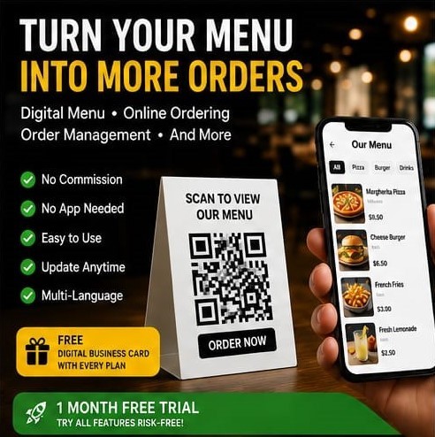 OrderBlast Digital Ordering Banner